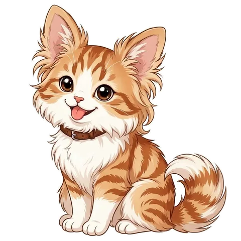 ありがとうと笑うにゃんこ